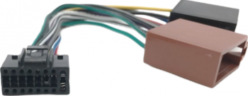 Cablu conector auto cu mufa ISO KENWOOD 16 Pin pentru sistemul de redare audio 20 cm Multicolor AXT-SHO3601