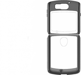 Husa de protectie din silicon pentru Motorola Razr 5 G Negru MBD-SHO3634 