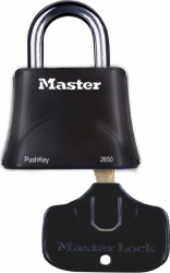 Lacat MasterLock 2650EURD PushKey and trade pentru mobilitate limitata a mainilor 