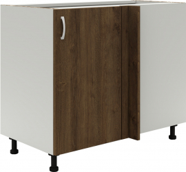 Corp Baza Colt haaus Alb/Stejar Bronz 98 x 50 x 80 cm 