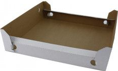 Pachet 2 cutii pizza cu si fara capac 320x320x80 mm