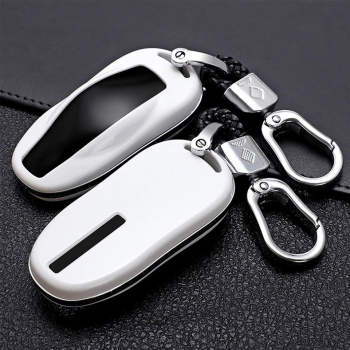 Carcasa protectie pentru cheie Tesla Model 3 Model S alb 