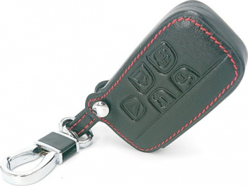 Husa din piele pentru cheie Land Rover LR4 Discovery LR2 Range Rover Sport Evoque Jaguar XJ XJL XF 