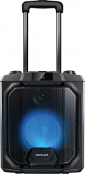 Boxa Portabila cu Bluetooth Radio FM AUX USB Putere 50W cu Mufa pentru Microfon si Chitara