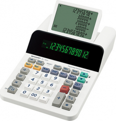 Calculator cu printare pe afisaj digital 12 digiti SHARP EL-1501 