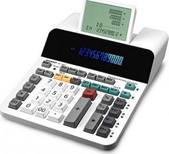 Calculator cu printare pe afisaj digital 12 digiti SHARP EL-1901 