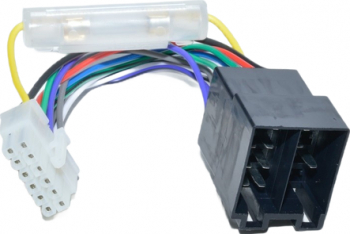 Cablu conector auto cu mufa ISO UNIVERSAL 12 Pin pentru sistemul de redare audio 20 cm Multicolor AXT-BBL3600 