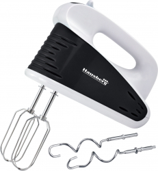 Mixer de mana Hausberg HB-4118N 250W 5 viteze Alb Negru 
