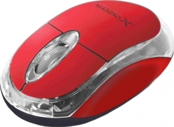 Mouse optic wireless 2.4 GHz 1000 DPI 3 butoane receptor nano USB Rosu TCL-SHO3765