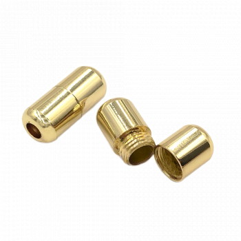 Set 2 Capsule metalice pentru sireturi incaltaminte SIRETILA and reg cu Filet Gold 