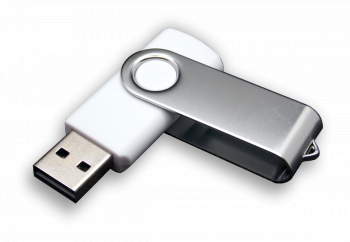 Set 20 buc USB 8GB Alb - personalizat UV 