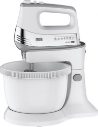 Mixer cu bol rotativ Teesa TSA3548 500W 5 viteze+turbo bol 3.4L Alb 