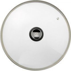 Capac din sticla termorezistenta Tefal diametru 26 cm maner bachelita 