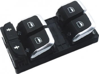 Bloc comutator comanda butoane actionare geamuri electrice Audi A6 A7 Q3 cromat 10 pini 4G0959851 