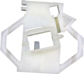 Clips clema reparatie macara geam usa auto Volkswagen Polo Classic Caddy Seat Cordoba Ibiza Inca Skoda Octavia I fata stanga gri 