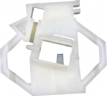 Clips clema reparatie macara geam usa auto Volkswagen Polo Classic Caddy Seat Cordoba Ibiza Inca Skoda Octavia I fata dreapta gri 