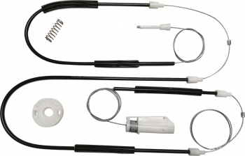Kit reparatie macara electrica geam usa auto Audi A4 cabrio CC 2002-2006 8H cabluri cu rola fata stanga sau dreapta 