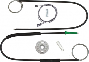 Kit reparatie macara electrica geam usa auto compatibil BMW X1 E84 2009-2015 - cabluri cu rola fata stanga 