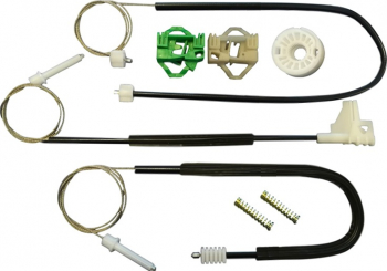 Kit reparatie macara electrica geam usa auto Skoda Octavia I 1997-2004 fata stanga cleme verde gri 