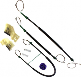 Kit reparatie macara electrica geam usa auto Volkswagen Polo 9N 4 usi 2002-2009 dreapta fata 