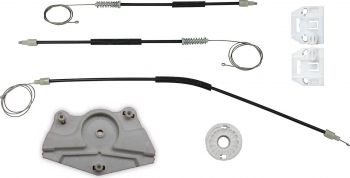 Kit reparatie macara electrica pentru geam usa auto Skoda Fabia I 6Y 1999-2007 fata dreapta cu capac 