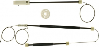 Kit reparatie macara geam electric usa auto Mercedes CLS C219 W219 2004-2010 - cabluri cu rola spate stanga 