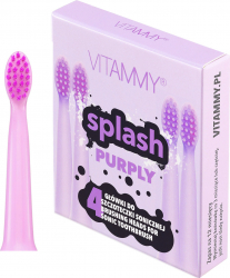 Set 4 rezerve periuta de dinti VITAMMY Splash TH1811-4 Purply Violet