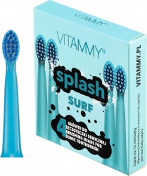 Set 4 rezerve periuta de dinti VITAMMY Splash TH1811-4 Surf Albastru 