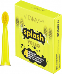 Set 4 rezerve periuta de dinti VITAMMY Splash TH1811-4 Yello Galben