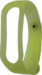 Curea bratara fitness compatibila cu Xiaomi Mi Band 5 Verde Lemon 
