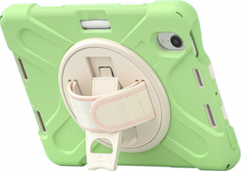Husa de protectie din silicon pentru Apple iPad Mini 6 2021 cu suport 360 and deg Vernil 