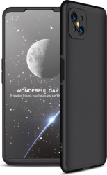 Husa de protectie 360 and deg compatibila cu Oppo Reno 4 Z Negru 