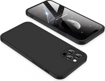 Husa de protectie 360 and deg compatibila cu Realme 8 Negru 