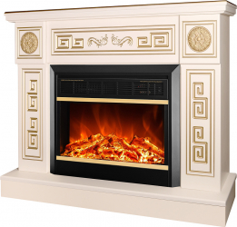 Semineu electric Latifa si Mars - Art Flame - 870 x 300 x 1100 mm - 1500W - Display manual - Telecomanda 