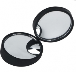 Set 2 oglinzi auto unghi mort diametru 5.5 cm Negru 