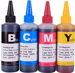 Set cerneala dye universala refill 100 ml BK/C/M/Y 