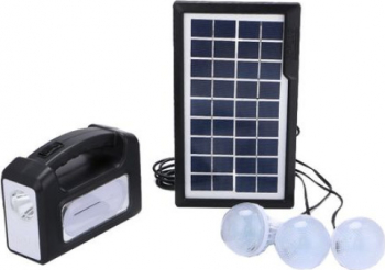 Kit panou solar Gdplus GD-7 3 becuri lanterna inclusa