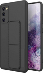 Husa de protectie cu stand metalic pentru Samsung Galaxy S20 Fe din silicon Negru 