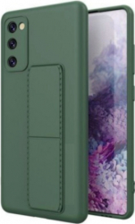 Husa de protectie cu stand metalic pentru Samsung Galaxy S20 Fe din silicon Verde 