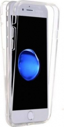 Husa FullBody MyStyle 360 and ordm ultra slim TPU fata - spate transparenta compatibila cu Apple Iphone 8 Plus 