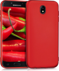 Husa protectie pentru Samsung Galaxy J7 2017 Antisoc Silicon TPU Rosu