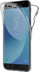 Husa Samsung Galaxy J3 2017 MyStyle FullBody ultra slim TPU fata - spate transparenta 