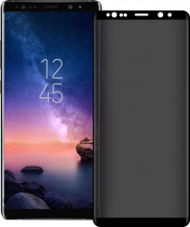 Folie de sticla privancy 5D case friendly pentru Samsung Galaxy Note 9 Privacy Glass GloMax folie securizata duritate 9H anti amprente 