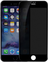 Folie de sticla privancy 5D pentru Apple iPhone 7 Privacy Glass GloMax folie securizata duritate 9H anti amprente 