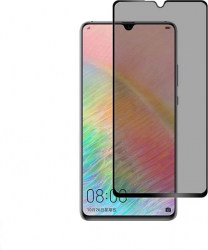 Folie de sticla privancy 5D pentru Huawei Mate 20 Privacy Glass GloMax folie securizata duritate 9H anti amprente 