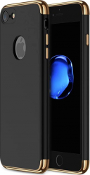 Husa pentru Apple iPhone 8 GloMax 3in1 PerfectFit Negru 