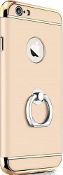 Husa pentru Apple iPhone 8 Plus GloMax 3in1 Ring PerfectFit Gold 