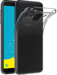 Husa pentru Samsung Galaxy J6 2018 GloMax Perfect Fit Transparent 