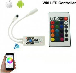 CONTROLER RGB SMART WIFI CU TELECOMANDA IR