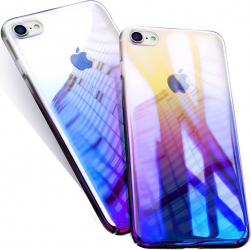 Husa Apple iPhone 8 MyStyle Crystal Blue Cameleon gradient color changer
